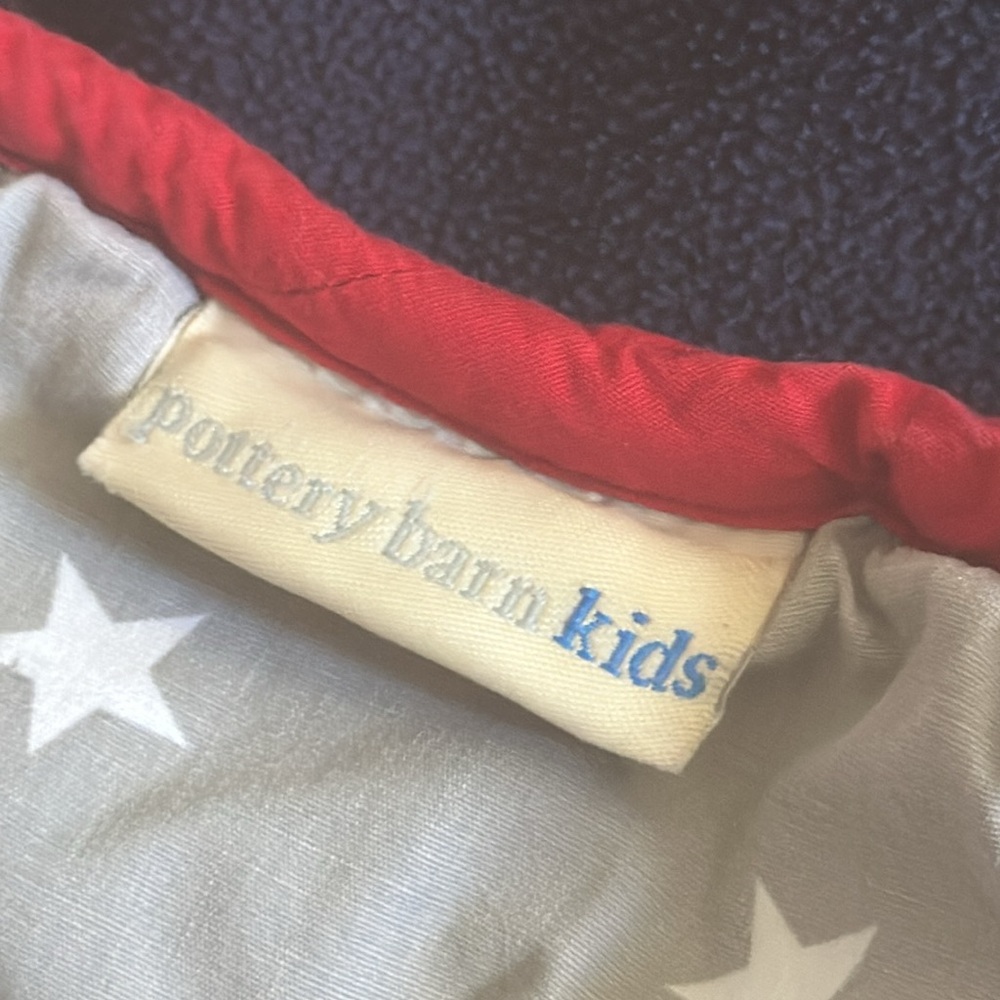 Pottery Barn Kids Sleeping Pad Nap SPACE SHIP STARS 61x24'' - Picture 5 of 8